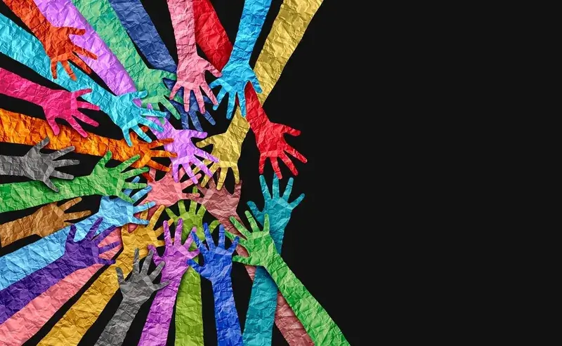 grouping-of-coloured-paper-arms-and-hands